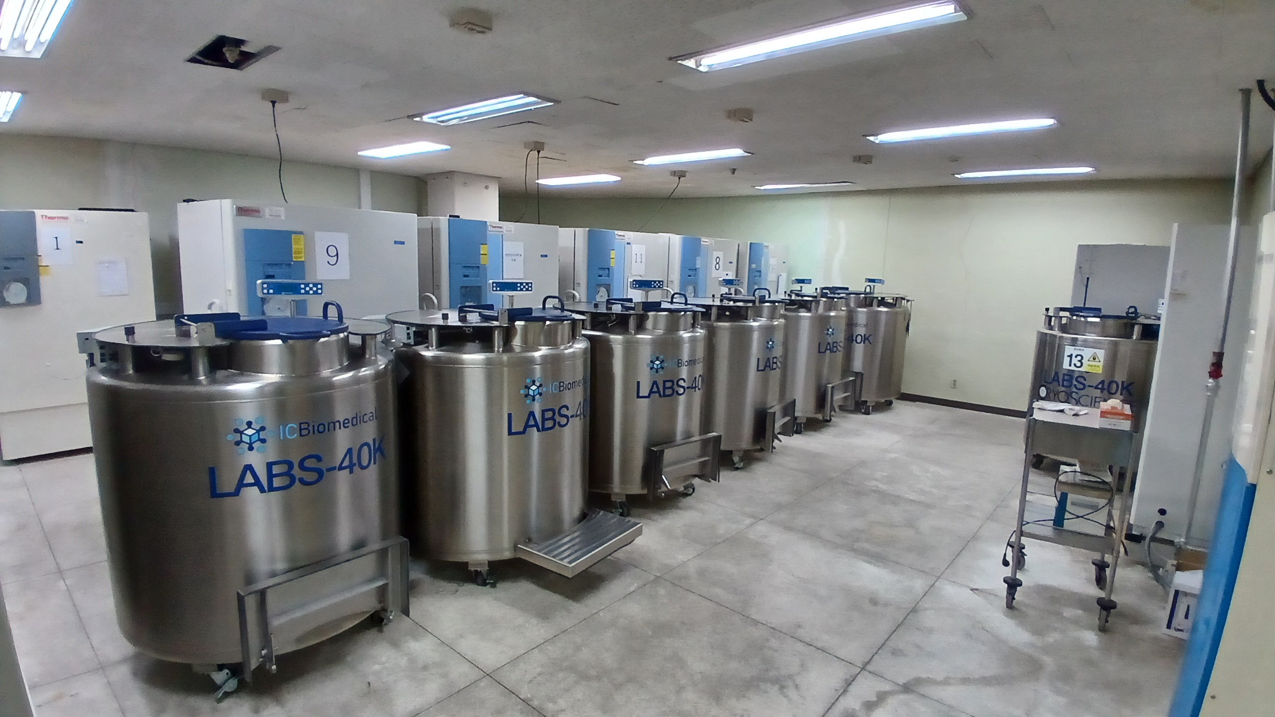 Boramae Hospital — LABS-40K tanks with Thermo freezers