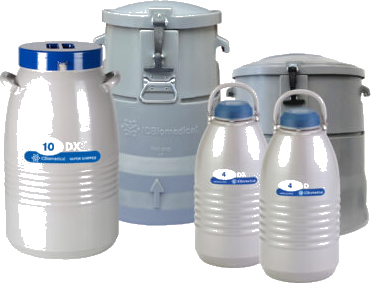 D Series Vapor Shippers with Cases